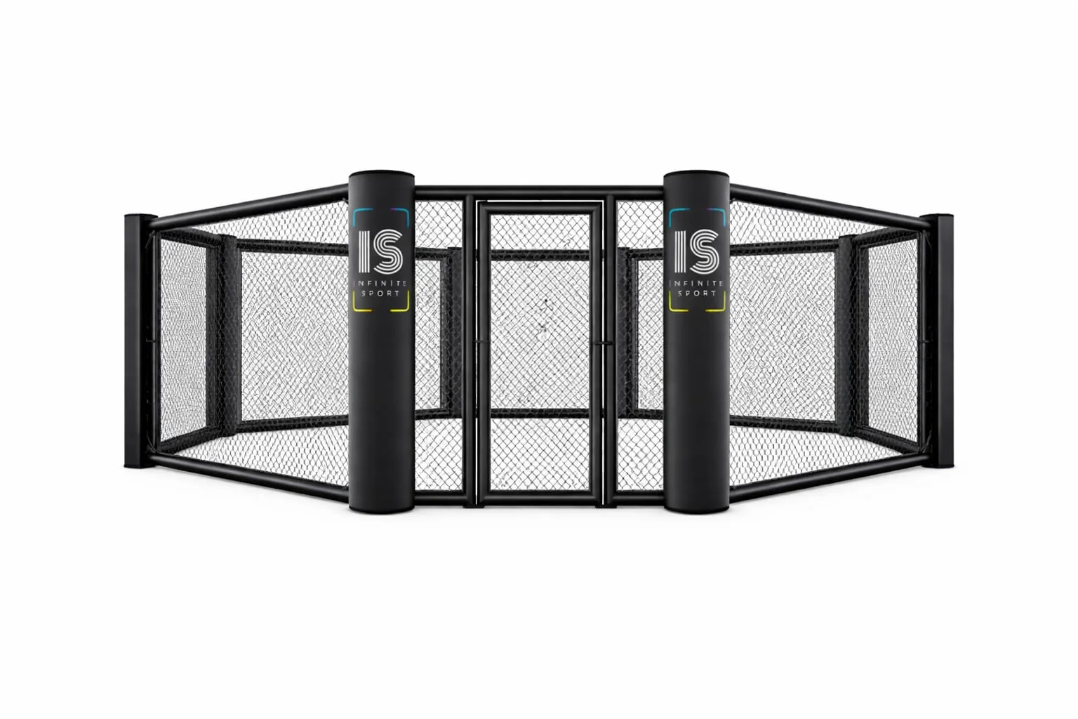 Cage de MMA au sol